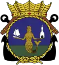 Embleem van het schip Zr.Ms. Makkum (1985).