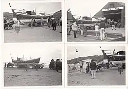 Kurt Carlsen, Noordwijk vier foto's, ca. 1973. Schip was in gebruik van 1953-1990.