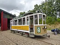 Motorwagen KS 261 (bouwjaar 1907), kort na voltooiing van de restauratie.