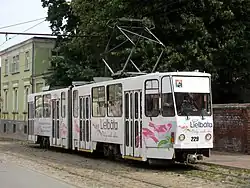 Tram van het type Tatra KT4 - nr. 229; 2013