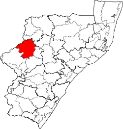 KwaZoeloe-Natal, Emnambithi-Ladysmith ingekleurd