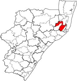 KwaZoeloe-Natal, Hlabisa ingekleurd