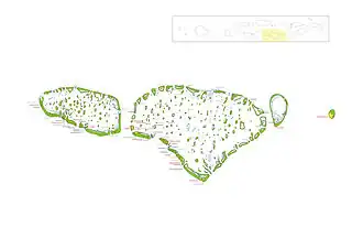 Kaart van Thilafushi