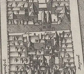 Molenpoort eind 17e eeuw