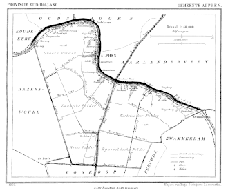 Kaart van Alphen
