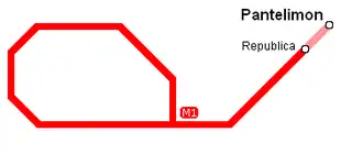 Pantelimon aan metrolijn 1