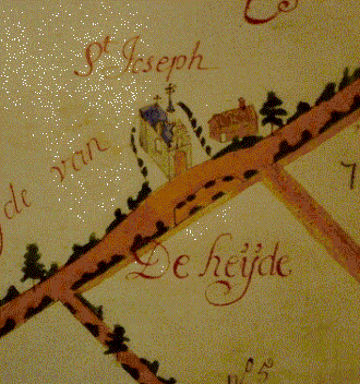 Kaart van Rossem 1713