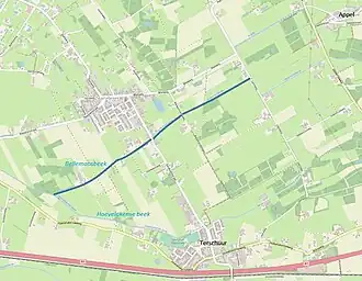 Kaart van Zwartebroek