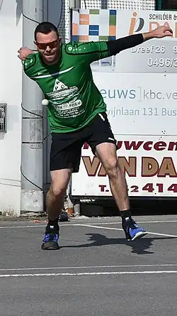 opgooi en opslag door het groene team