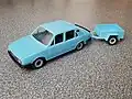 Škoda 120 L met aanhanger (1:20)