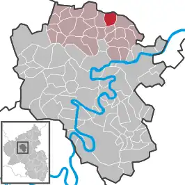 Kaart van Kaifenheim