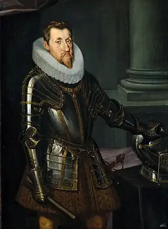 Ferdinand II in harnas met maarschalksstaf (ca. 1614), Kunsthistorisches Museum