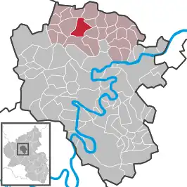 Kaart van Kaisersesch