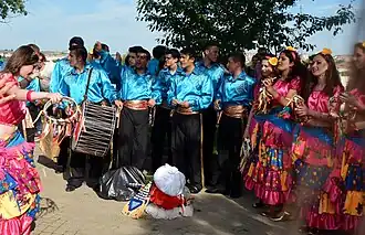 Turkse Roma vieren het "Kakava"-festival in Edirne (2015)