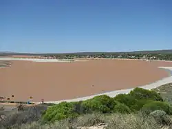 Nabij Kalbarri na zware regenval