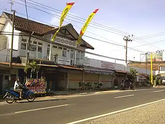 De ochtend van de Kalibaru Wetan markt, Oost-Java, Indonesia