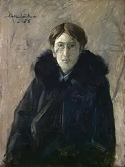 Portret van toneelspeler B. K., 1886