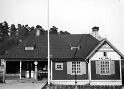 Het station in de jaren 20 van de 20e eeuw.