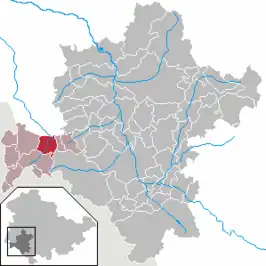 Kaart van Kaltensundheim