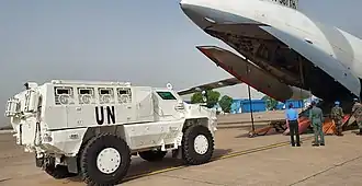 Indiase blauwhelmen vertrekken naar Abyei.