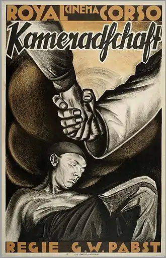 Affiche Kameradschaft (G. W. Pabst)