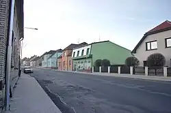 Hoofdstraat van Kamenné Žehrovice