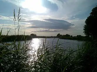 Kamerikse Nessen bij zonsondergang