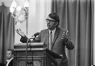 Tijdens een debat in de Tweede Kamer (1972)