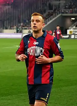 Grosicki spelend voor Pogoń Szczecin in 2023
