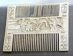 Kam met annunciatie op het middenpaneel, Italië(?), midden 15e eeuw