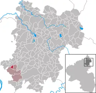 Kaart van Kammerforst