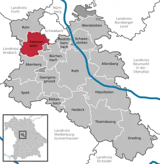 Kaart van Kammerstein