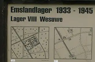 Plattegrond 1945 en 2010