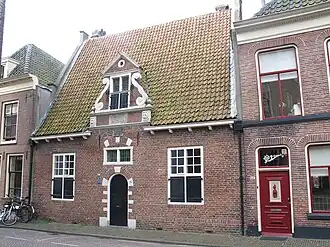 Entree van de Bethlehemsvergadering aan de Buiten Nieuwstraat 62