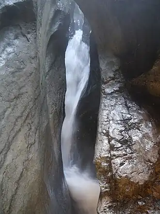 Trümmelbachwaterval in de berg