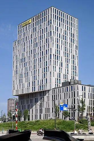 Het hoofdkantoor in Rotterdam