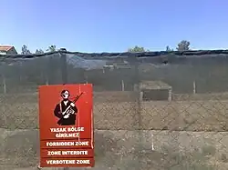 Varosha (Maraş) onder blokkade door het Turkse leger