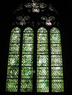 Glasraam kapel Franciscanessenklooster.