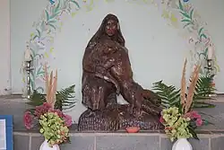 Houten piëta, vervaardigd door F. Tillie