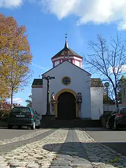 De kapel aan de voorkant