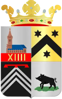 Wapen van Kapelle (1950)