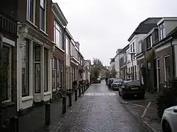Kapelstraat gezien vanaf de Kleinesingel