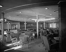 Interieur van de Statendam, 1957