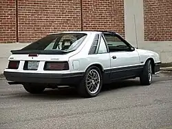 Mercury Capri (facelift) met de bolle achterruit