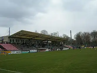 Hoofdtribune van het Karl-Liebknecht-Stadion