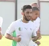 Karaoui in 2013 als speler van Algerije