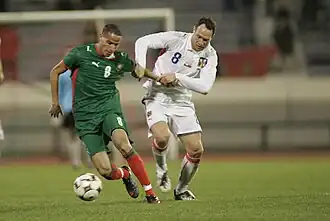 Polák (rechts) versus Karim El Ahmadi