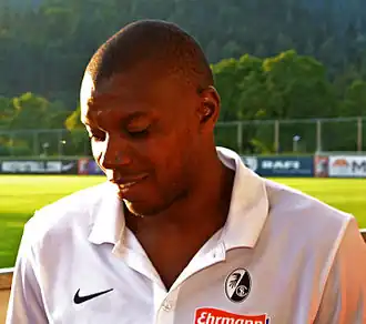 Guédé in 2013 als speler van SC Freiburg