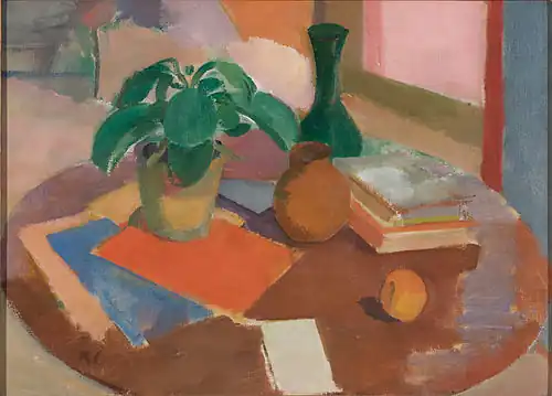 Nature morte Stilleven - Ca. 1916 Olieverf op doek. 44 × 61&nbsp;cm. Bornholms Kunstmuseum