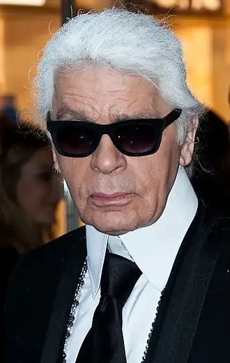 Karl Lagerfeld in mei 2014